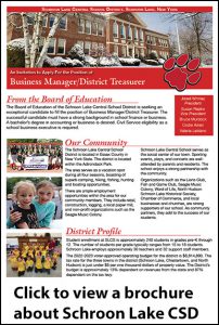 Click to download a brochure about the Schroon Lake CSD
